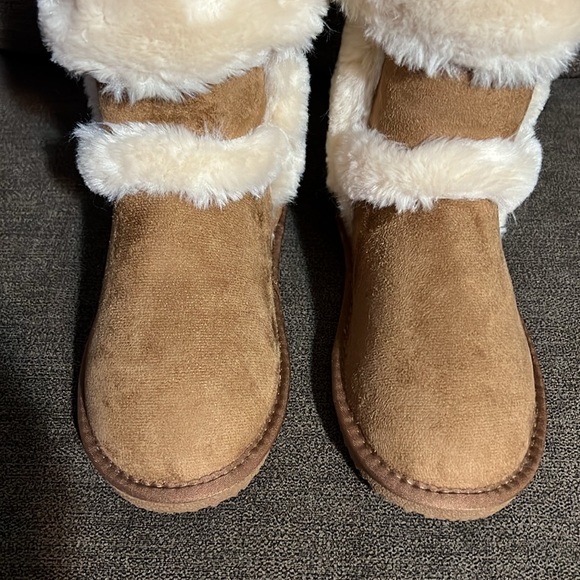 New I.N.C. International Concepts Little Girls Witty Faux Fur Boots Size 3 - Picture 12 of 14